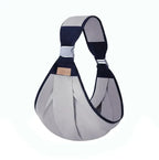 Gray  baby carrier on a white background
