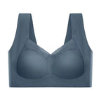 Sapphire high support sport bra on a white background