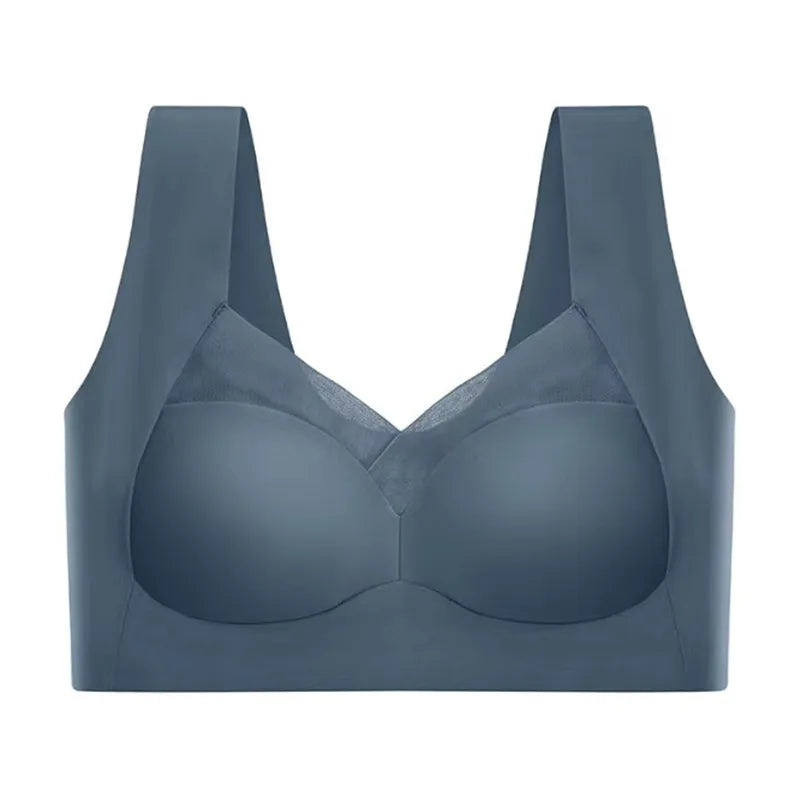 Sapphire high support sport bra on a white background